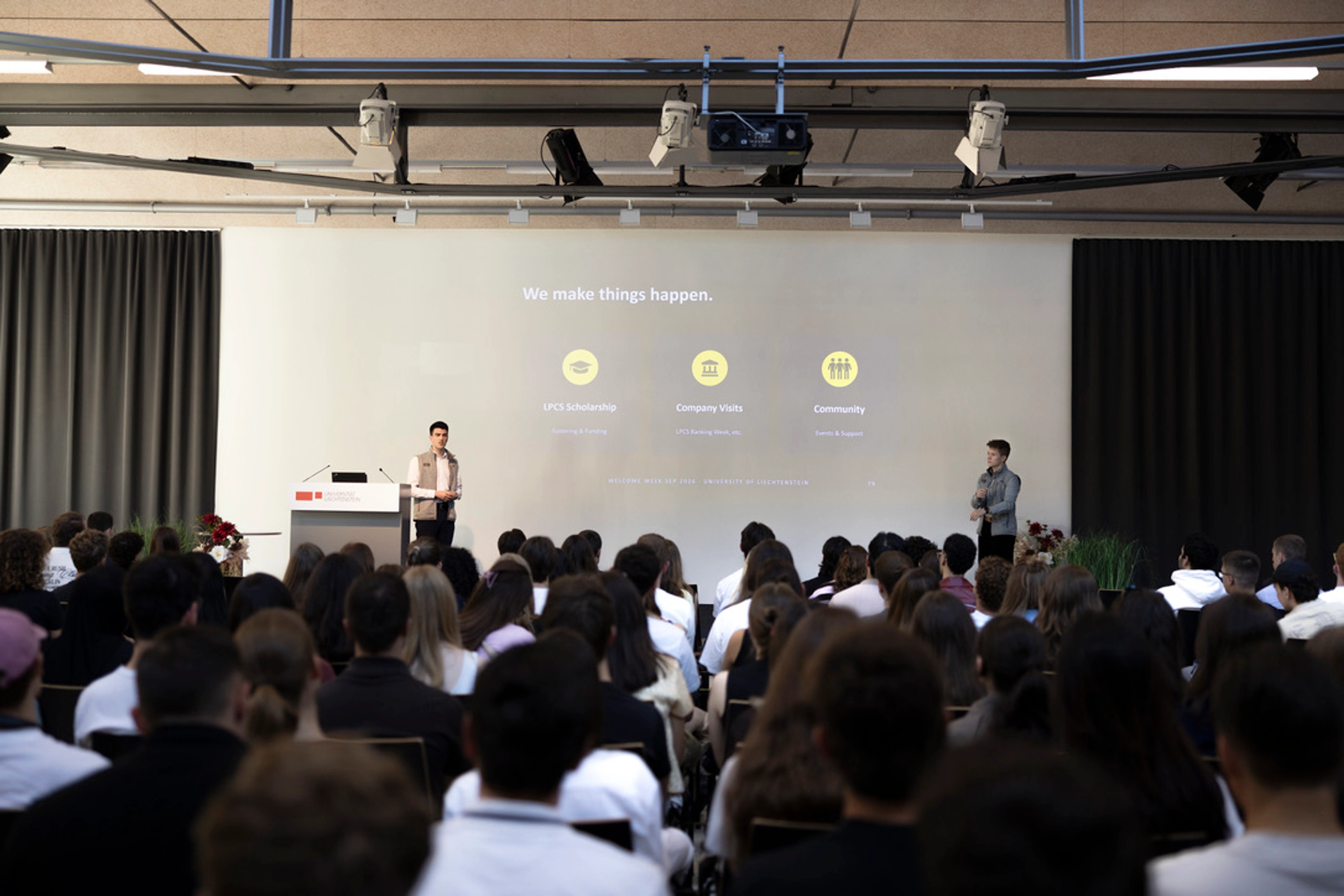 LPCS Präsentation an der Universität Liechtenstein